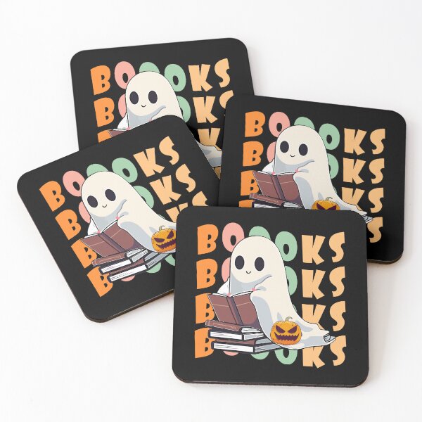 Item preview, Booooks Cute Ghost Reading Books Pumpkin Halloween designed and sold by NewDayDesigns.