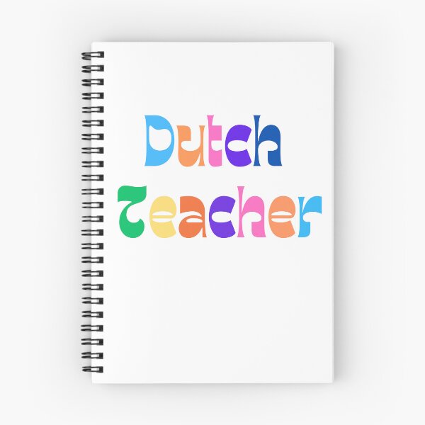 Item preview, Colorful and fun dutch teacher design designed and sold by language-des.