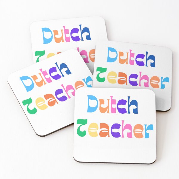 Item preview, Colorful and fun dutch teacher design designed and sold by language-des.