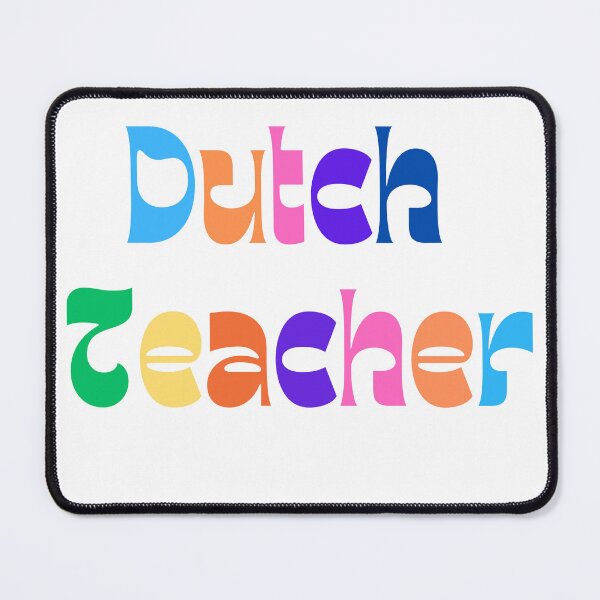 Item preview, Colorful and fun dutch teacher design designed and sold by language-des.