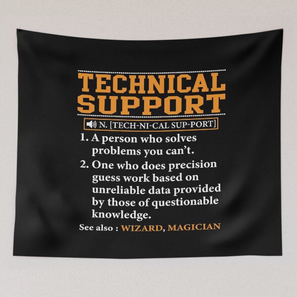 Item preview, Technical Support Funny Dictionary Definition designed and sold by jingdomdesgine.