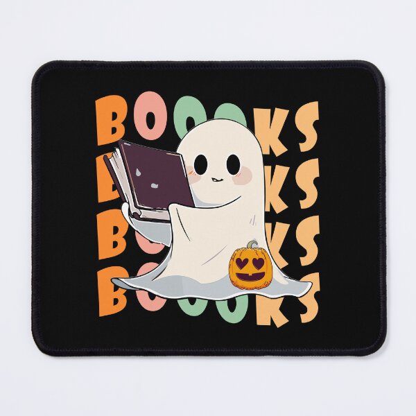 Item preview, Booooks Cute Ghost Reading Books Pumpkin Halloween designed and sold by NewDayDesigns.