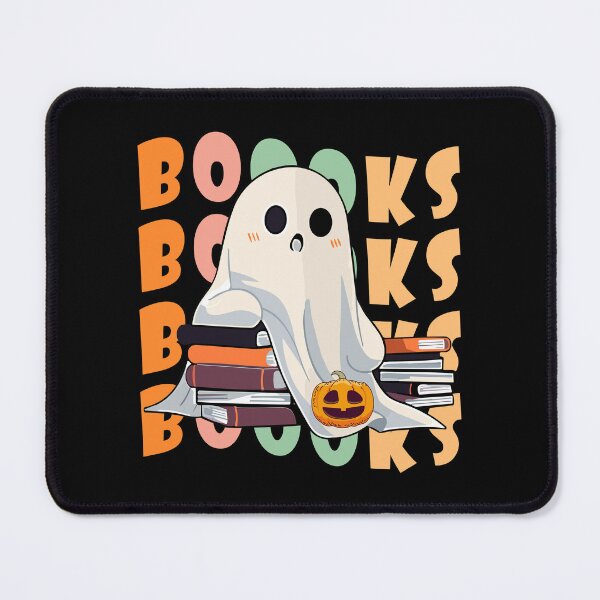 Item preview, Booooks Cute Ghost Reading Books Pumpkin Halloween designed and sold by NewDayDesigns.