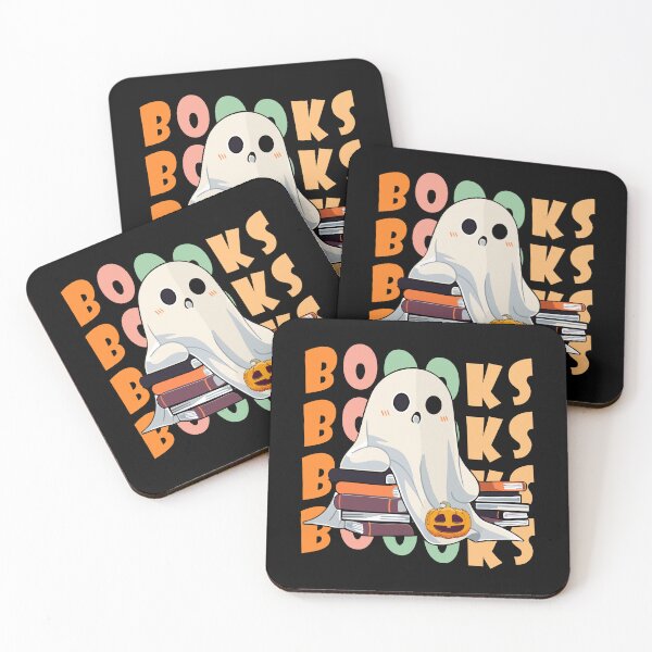 Item preview, Booooks Cute Ghost Reading Books Pumpkin Halloween designed and sold by NewDayDesigns.