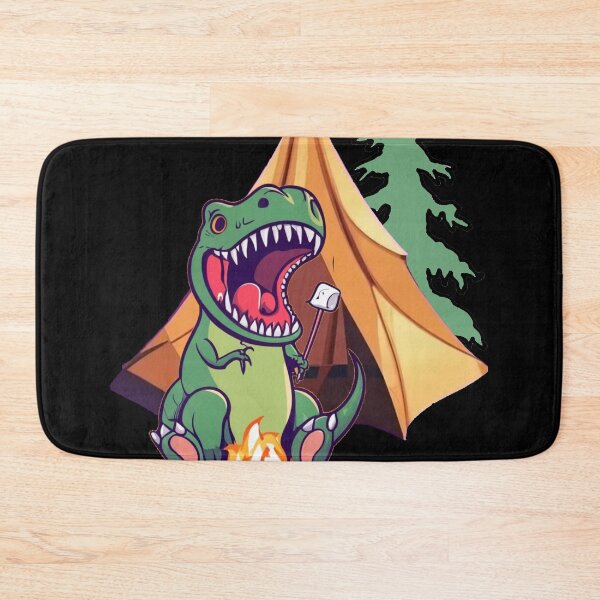 Item preview, Funny T-rex Dinosaur Camping Abstract Art designed and sold by Nature's Fancy.