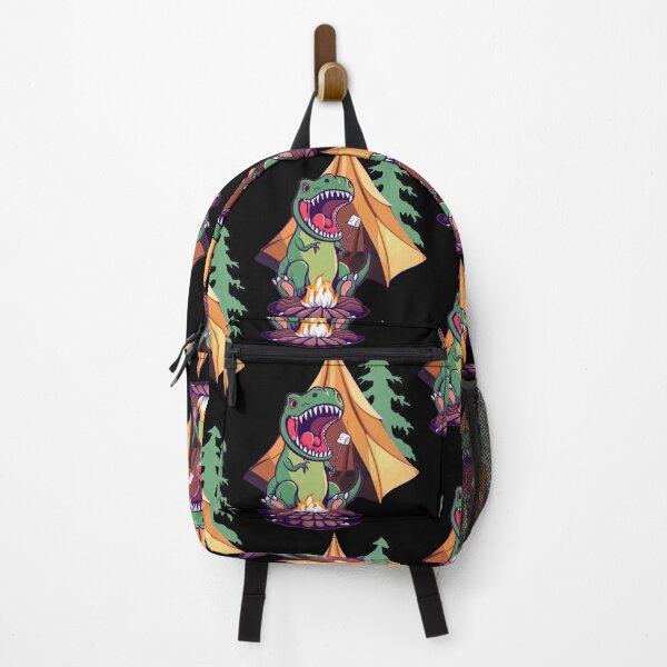 Item preview, Funny T-rex Dinosaur Camping Abstract Art designed and sold by Nature's Fancy.