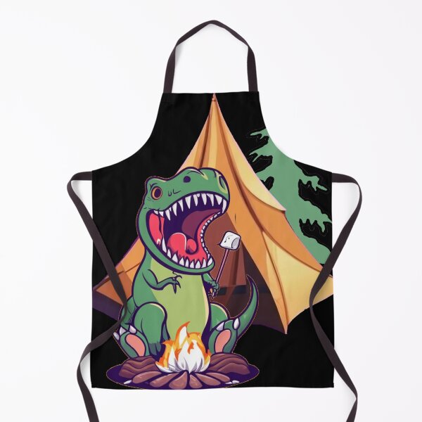 Item preview, Funny T-rex Dinosaur Camping Abstract Art designed and sold by Nature's Fancy.