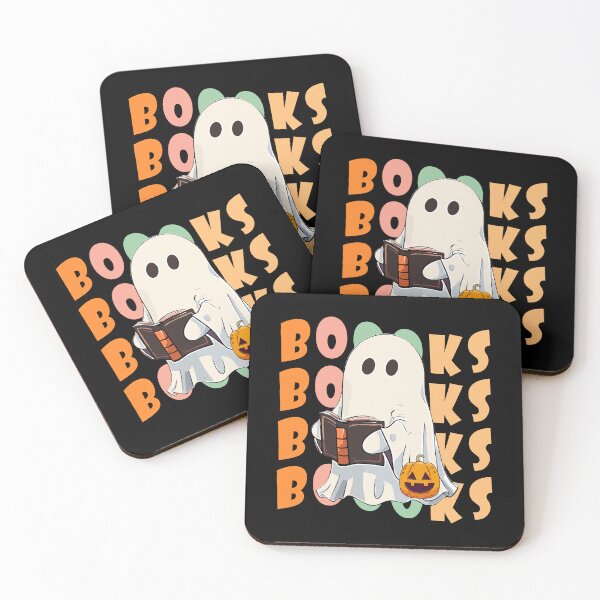 Item preview, Booooks Cute Ghost Reading Books Pumpkin Halloween designed and sold by NewDayDesigns.