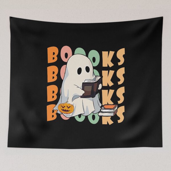 Item preview, Booooks Ghost Reading Books Halloween designed and sold by NewDayDesigns.