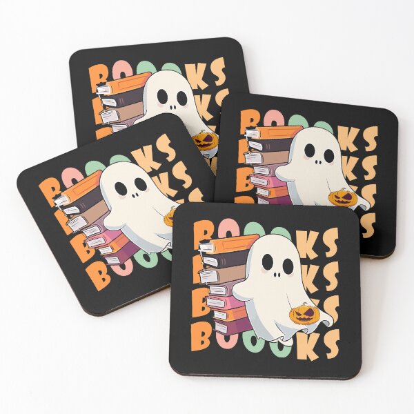 Item preview, Booooks Ghost Reading Books Halloween designed and sold by NewDayDesigns.