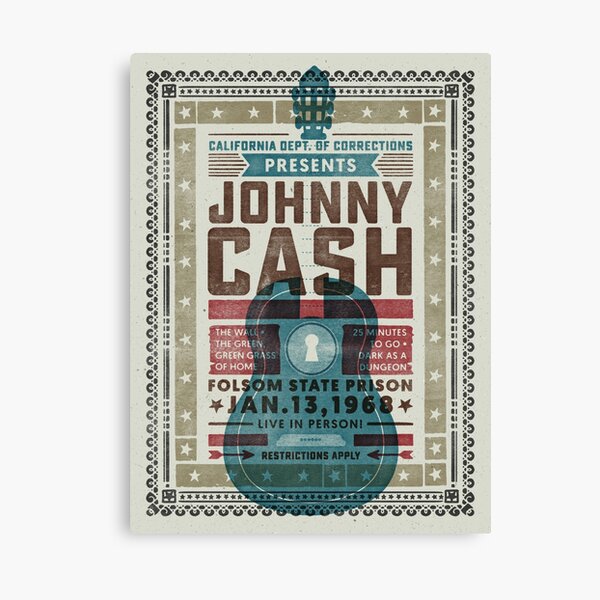 Item preview, Vintage Johnny Cash Poster designed and sold by EThreeDesigns.