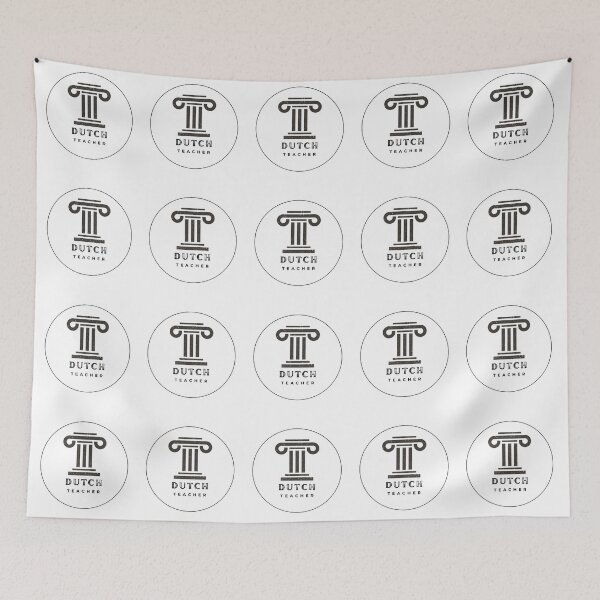 Item preview, Dutch teacher textured column designed and sold by language-des.