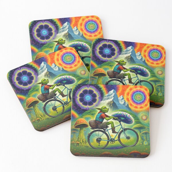 Item preview, Tripping with Gnomes: A Psychedelic Bicycle Adventure designed and sold by Mr.Psychedelia.