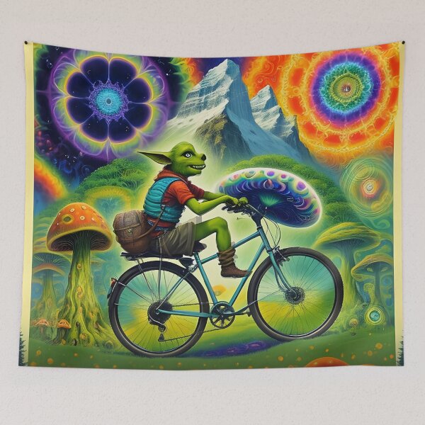 Item preview, Tripping with Gnomes: A Psychedelic Bicycle Adventure designed and sold by Mr.Psychedelia.