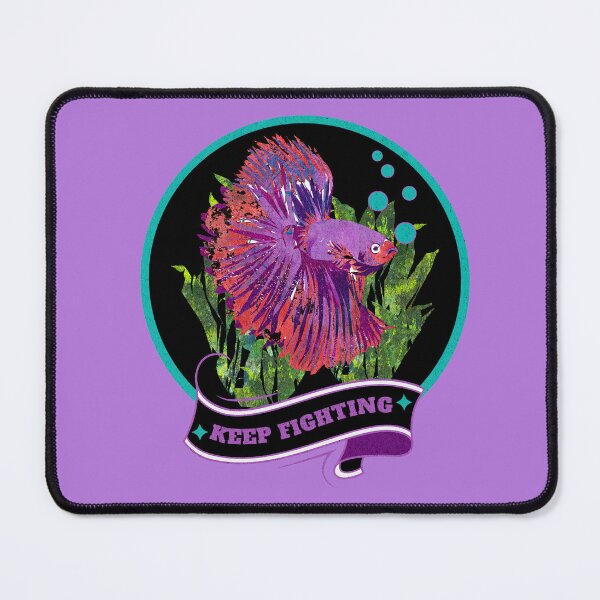 Item preview, Keep Fighting Betta Fish designed and sold by ginaisarty.