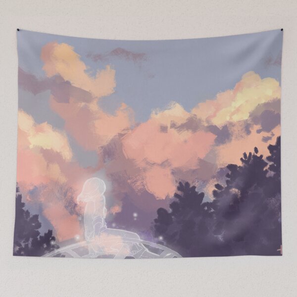 Item preview, Nostalgia for childhood - looking up at the sky that was there only once on a ladder that's no longer there designed and sold by tshuki.