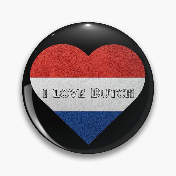 Item preview, I love dutch, heart with dutch flag designed and sold by language-des.