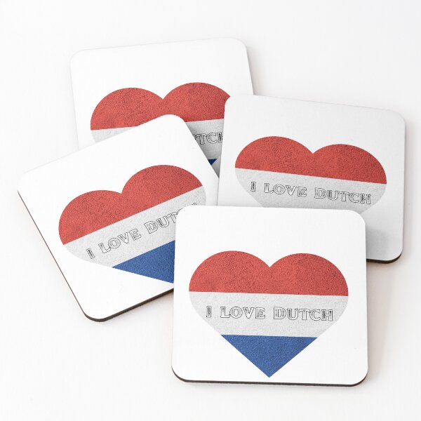 Item preview, I love dutch, heart with dutch flag designed and sold by language-des.