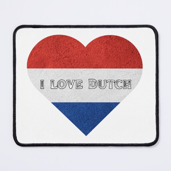 Item preview, I love dutch, heart with dutch flag designed and sold by language-des.