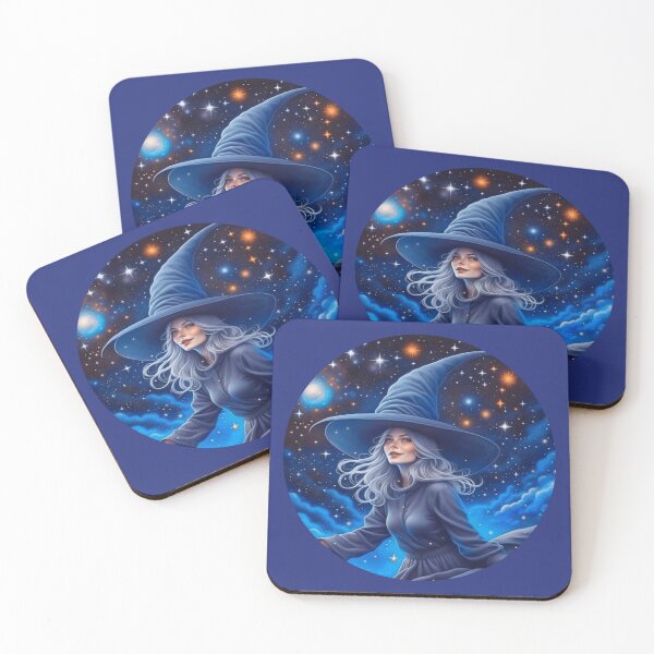 Item preview, Fantastically beautiful witch girl with a black cat. designed and sold by Natalia-Vlad.
