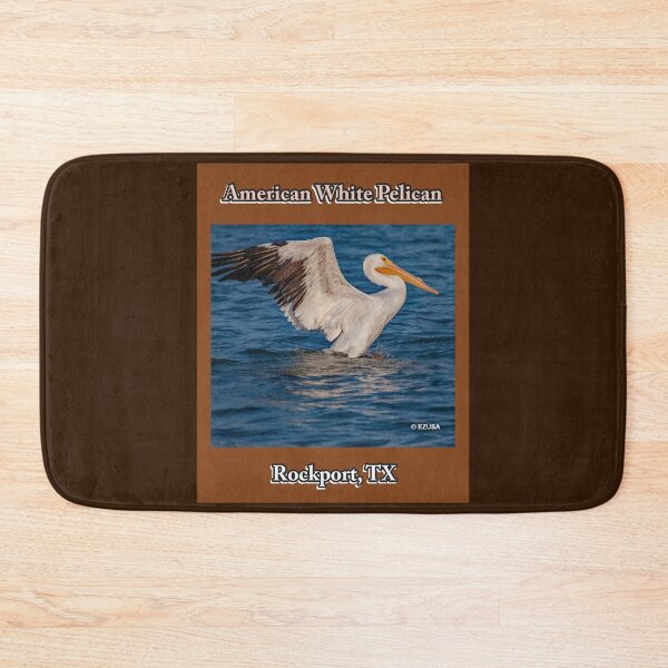 Item preview, Give Someone You Love The Bird. American White Pelican from Rockport, Texas, Birding Rockport, Visit Rockport designed and sold by MoreEZUSA-Here.