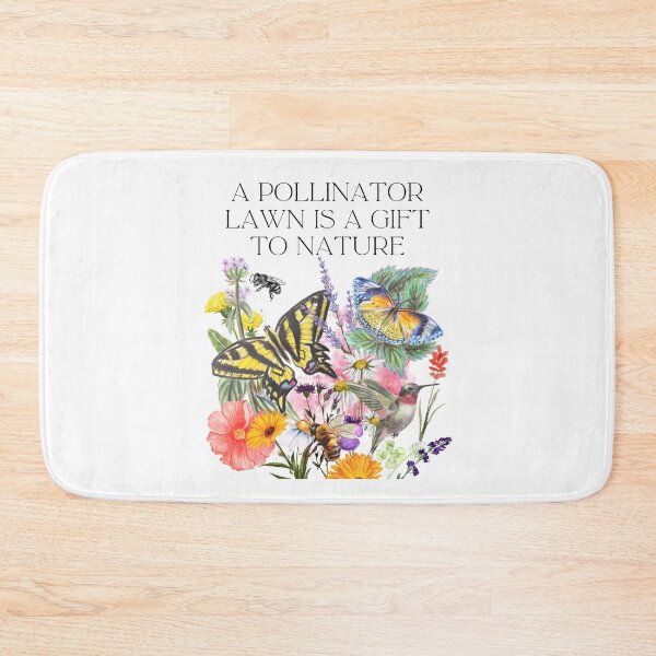 Item preview, A Pollinator Lawn Is A Gift To Nature Colorful Design designed and sold by EarthArtDesigns.