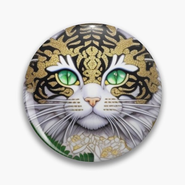 Item preview, Gold tiger stripes on cat  designed and sold by Roxburylane.