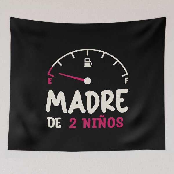 Item preview, Madre de 2 niños agotados niños niños sarcásticos designed and sold by Echo Dusk.