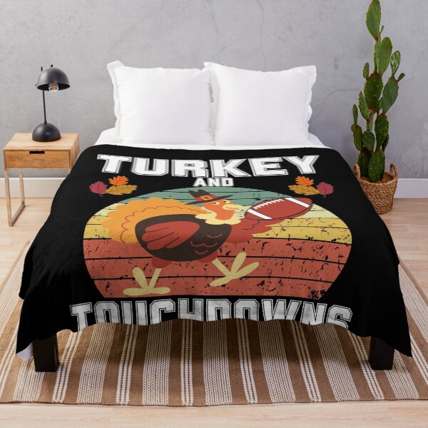Item preview, Turkey and Touchdowns Thanksgiving designed and sold by Echo Dusk.