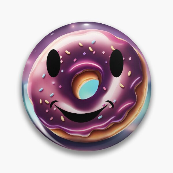 Item preview, Smiley Donut  designed and sold by simpleartpieces.