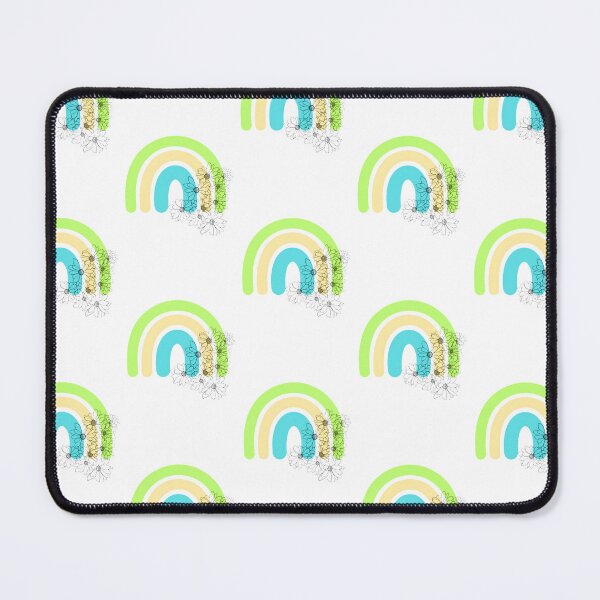Item preview, Soothing Pastel Rainbow with Flowers designed and sold by starcreative22.