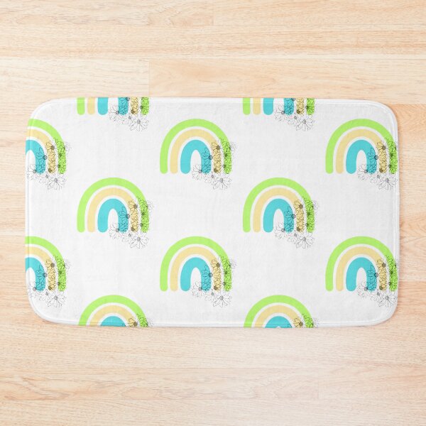 Item preview, Soothing Pastel Rainbow with Flowers  designed and sold by starcreative22.