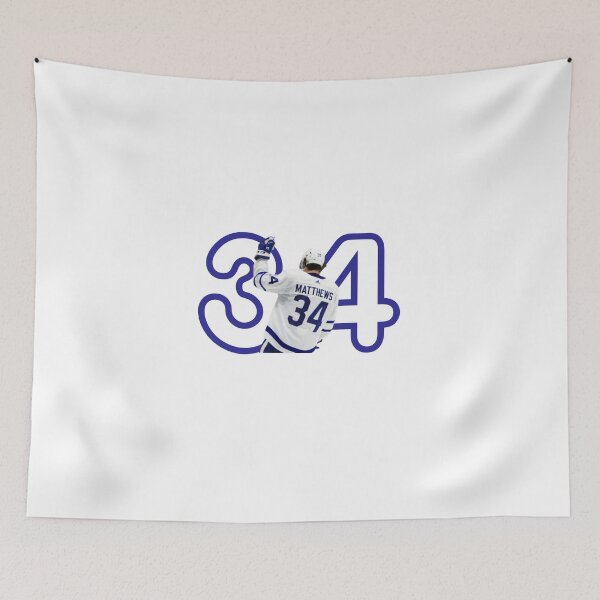 Item preview, 34 Auston Matthews designed and sold by LucyGooseyLife.
