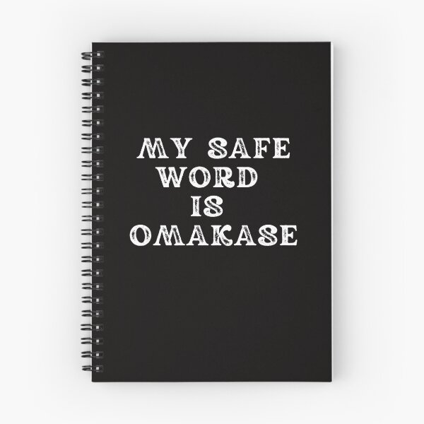 Item preview, My Safe Word Is Omakase - Funny Sushi Lover Culinary Chef designed and sold by MagicSD Designs.