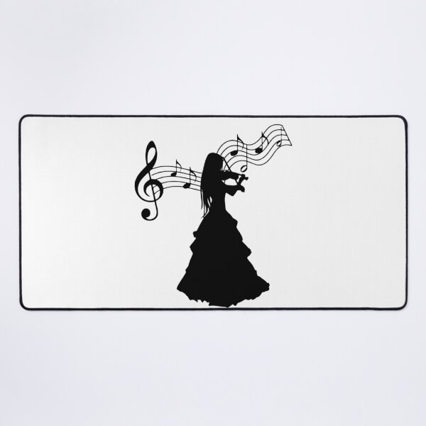 Item preview, Musical Lover Violinist Silhouette designed and sold by spoeg.