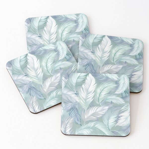 Item preview, Shades of light green feather  designed and sold by Riverside-Moon.