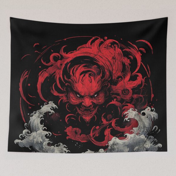 Item preview, A Vintage Distressed Scary Penanggalan - Southeast Asian Folklore designed and sold by GVRDesign.