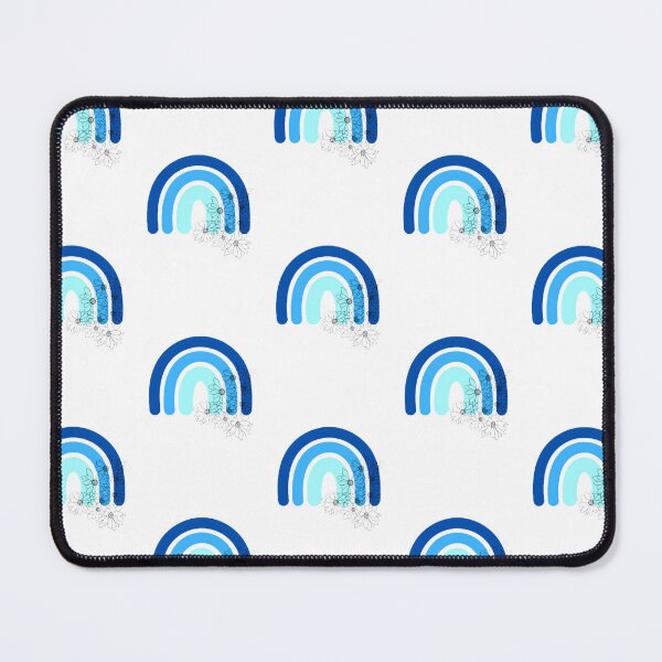 Item preview, Cute Blue  Rainbow with Flowers  designed and sold by starcreative22.