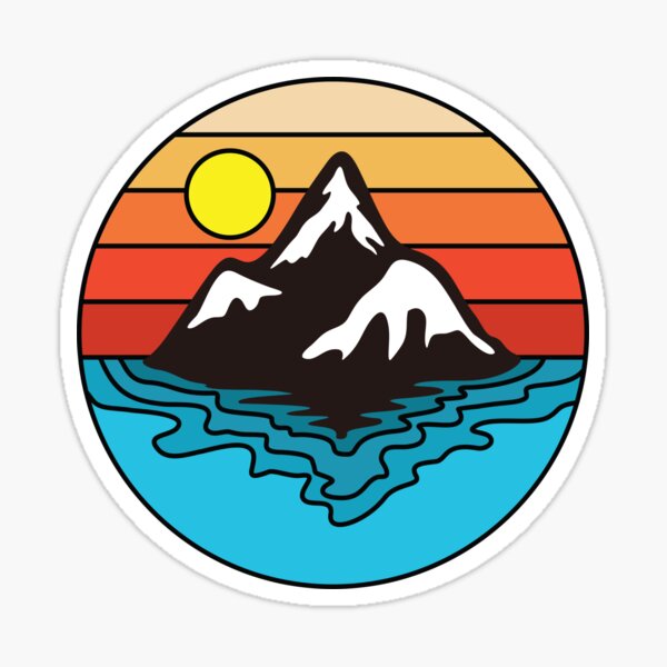 Item preview, Mountain Sunset designed and sold by VintagePathway.