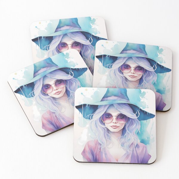 Item preview, Modern Watercolor Witch designed and sold by RaineDDesigns.