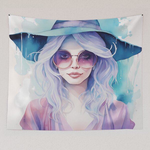 Item preview, Modern Watercolor Witch designed and sold by RaineDDesigns.