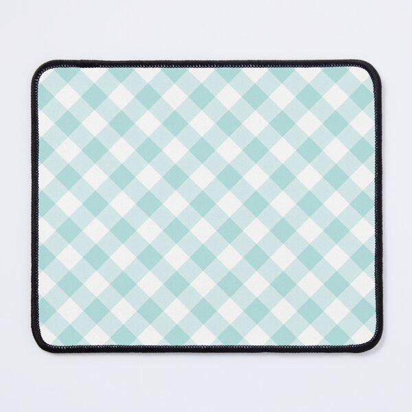 Item preview, Gingham Turquoise & White  designed and sold by Strings  Stan.