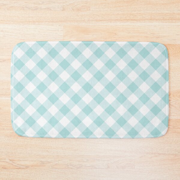 Item preview, Gingham Turquoise & White  designed and sold by Strings  Stan.