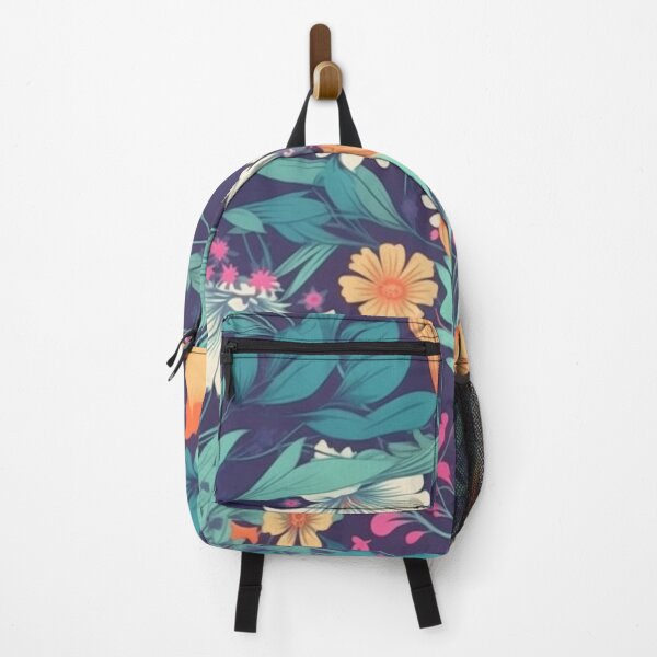 Item preview, Colourful flower pattern designed and sold by Riverside-Moon.