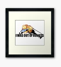 Die hard 4. I was out of bullets. Framed Print