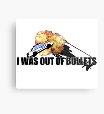 Die hard 4. I was out of bullets. Metal Print