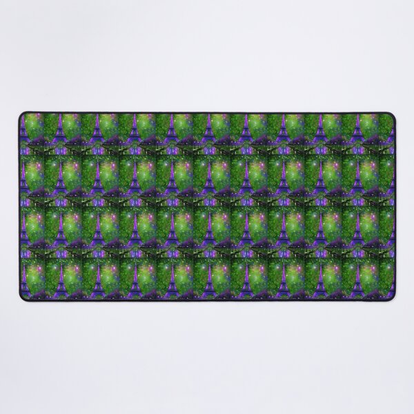 Item preview, The Eiffel Tower, Paris, Purple-green, AI Generated Art - France's Structural Masterpiece Known as 'The Symbol of Love' designed and sold by studioSharonKay.