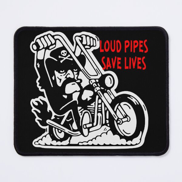Item preview, Cartoon Chopper Loud Pipes Save Lives © WhiteTigerLLC.Com LIKE US ON FACEBOOK #USAPatriotGraphics designed and sold by WhiteTigerLLC.