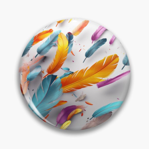Item preview, Colorful feathers designed and sold by Riverside-Moon.