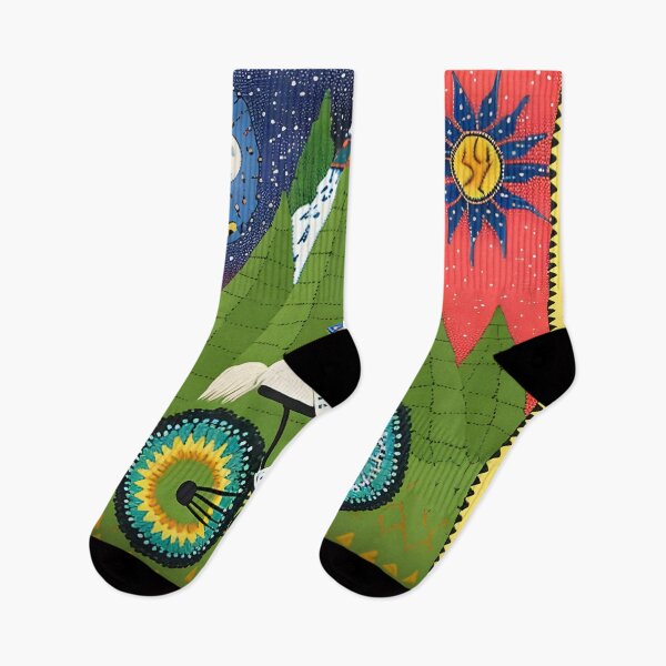 Item preview, Riding with the Ancestors: A Psychedelic Nahual Bicyclist designed and sold by Mr.Psychedelia.